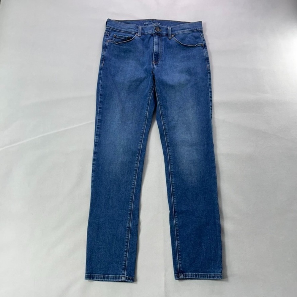 Mott & Bow Slim Oliver Jeans Men 31x32 Blue Stretch Medium Wash